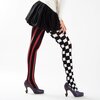 Chiharu Kikuchi 80 Denier Stripes & Check Pattern Tights