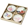 Seasonal Flowers Mino Ware Plate Set