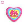 6%DOKIDOKI Logo Heart-Shaped Badge