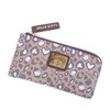 Hello Kitty Pale Chocolate Leopard Half-Zip Wallet