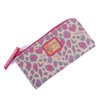 Hello Kitty Berry & Brown Leopard Half-Zip Wallet