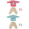Nendoroid Doll Outfit Set: Sweatshirt and Sweatpants (Pink/Light Blue)