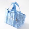 Blue Polka Dot Insulated Lunch Bag
