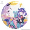 LISTEN FLAVOR x Tatsumi Tsurushima Moonlit Roses Punk Girl Collab Pin Badge