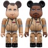 BE@RBRICK Ghostbusters Peter Venkman & Winston Zeddemor 100% 2-Pack