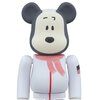 BE@RBRICK 100% Astronaut Snoopy Ver.