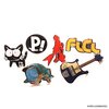 FLCL Gatcha Pin Collection