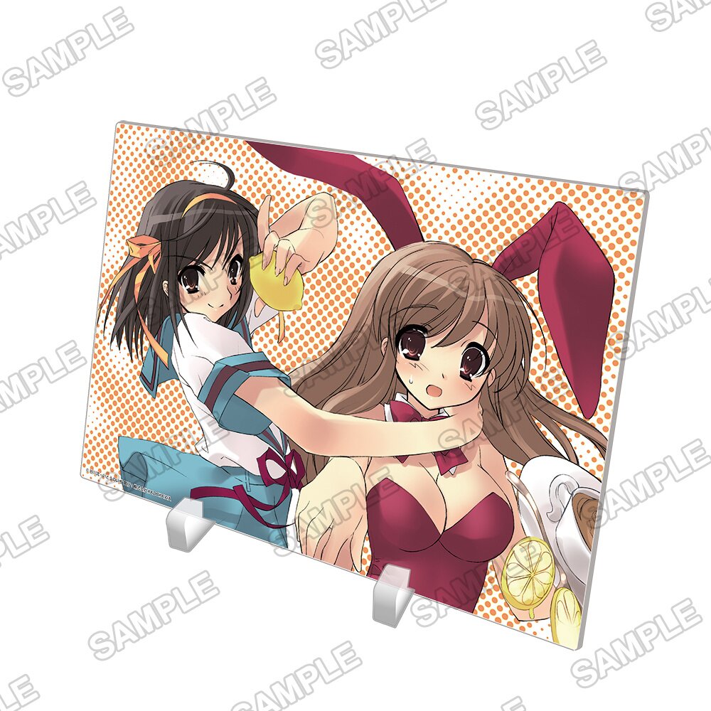 Haruhi Suzumiya Series A5 Acrylic Panel Haruhi & Mikuru - Tokyo