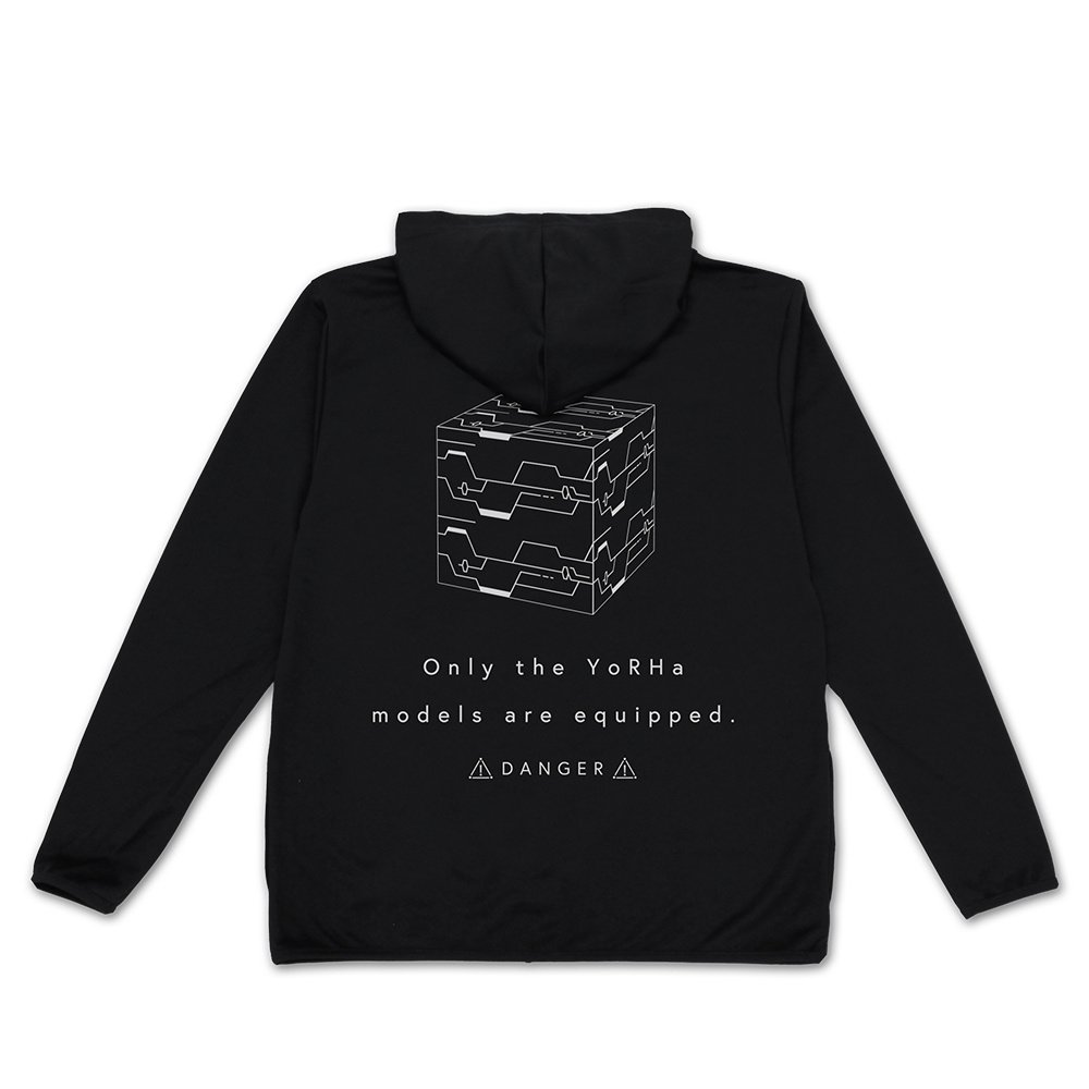 【未開封品】 NieR:Automata FAN FESTIVAL パーカー NieR: Automata Ver 1.1A YoRHa Corps Dry Hoodie Black - Tokyo Otaku