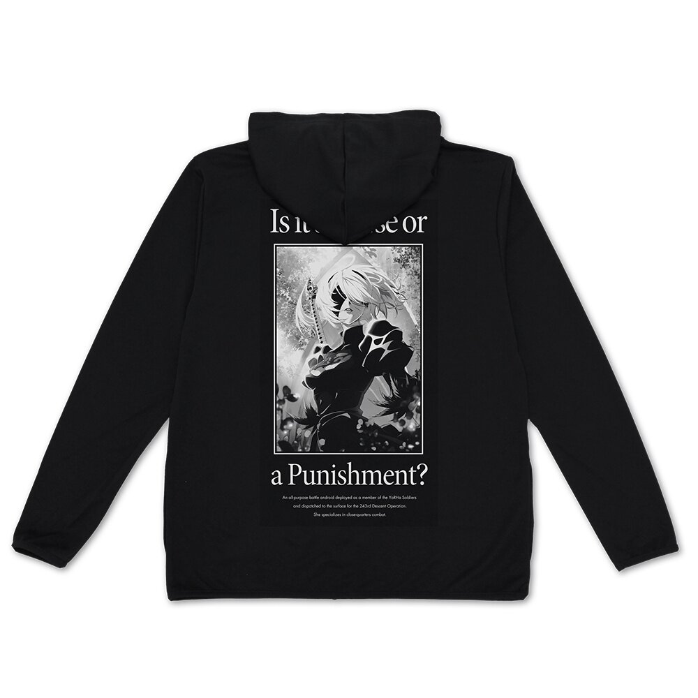 NieR: Automata Ver 1.1A 2B Dry Hoodie Black - Tokyo Otaku Mode (TOM)