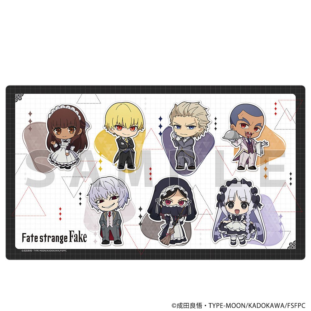 Fate/Strange Fake Rubber Mat Butler & Maid: Type-Moon - Tokyo