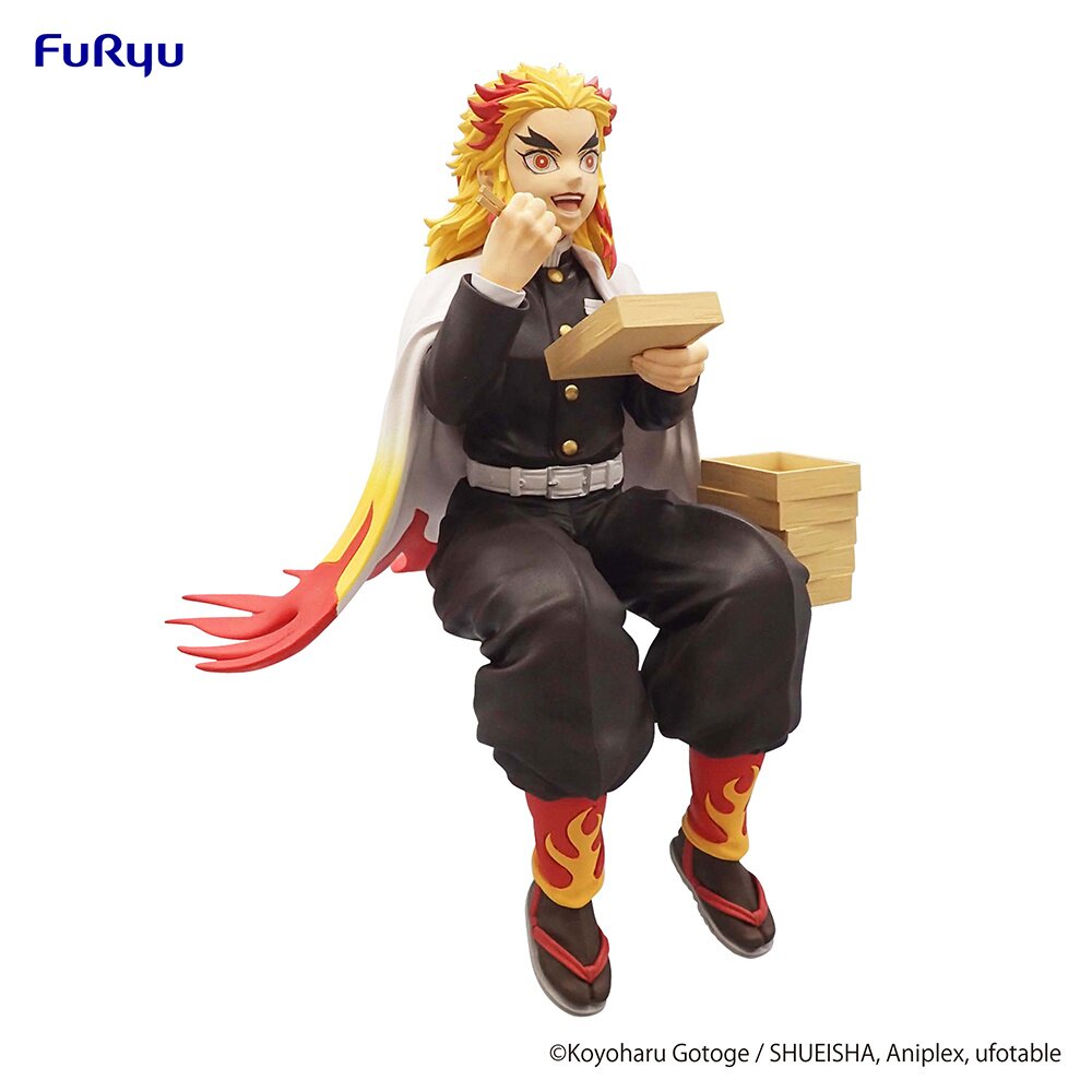 KIMETSU NO YAIBA DEMON SLAYER KYOJURO RENGOKU ONIGIRI SITTING FIGURE,  Hobbies & Toys, Toys & Games on Carousell