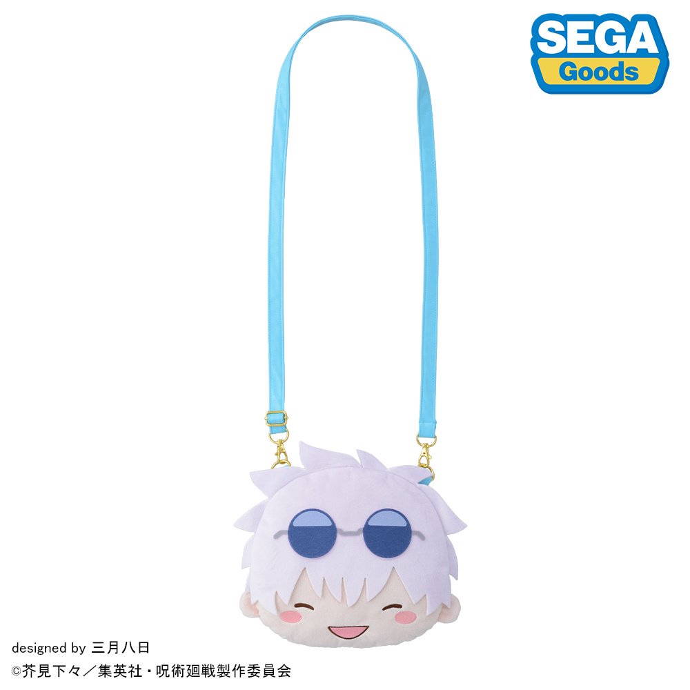 Jujutsu Kaisen 5th Anniversary Hidden Inventory Satoru Gojo Fuwapuchi Face Shoulder Bag - tampak samping