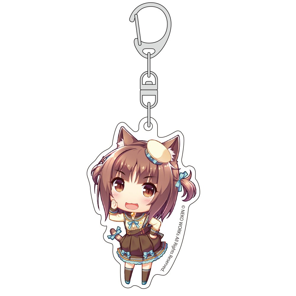 Nekopara Mini Character Acrylic Keychain Azuki - Tokyo Otaku Mode