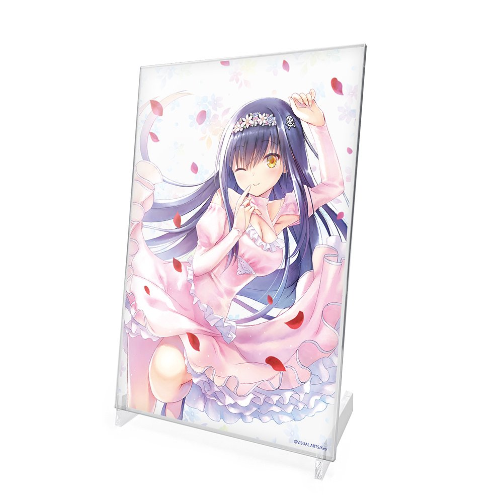 Summer Pockets Reflection Blue Acrylic Art Stand Kamome Kushima