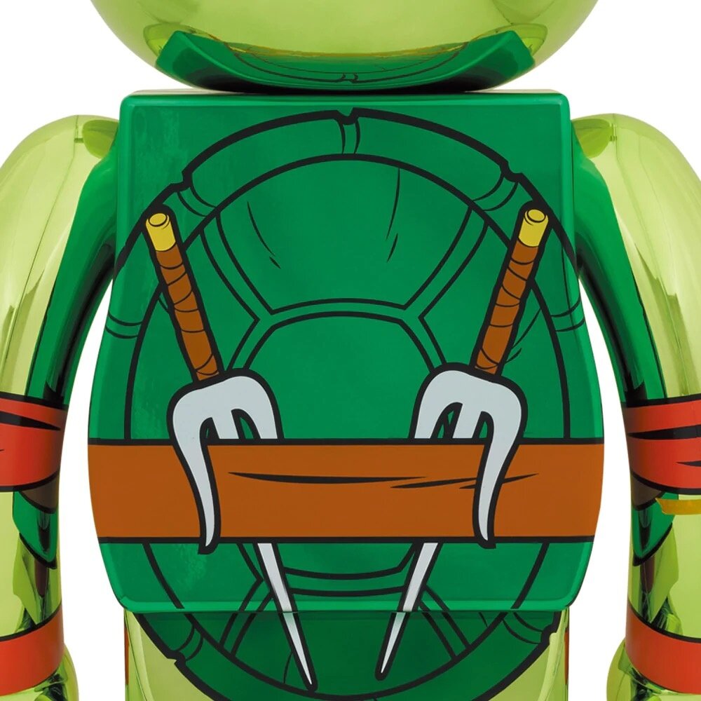 BE＠RBRICK Teenage Mutant Ninja Turtles Raphael: Chrome Ver. 1000