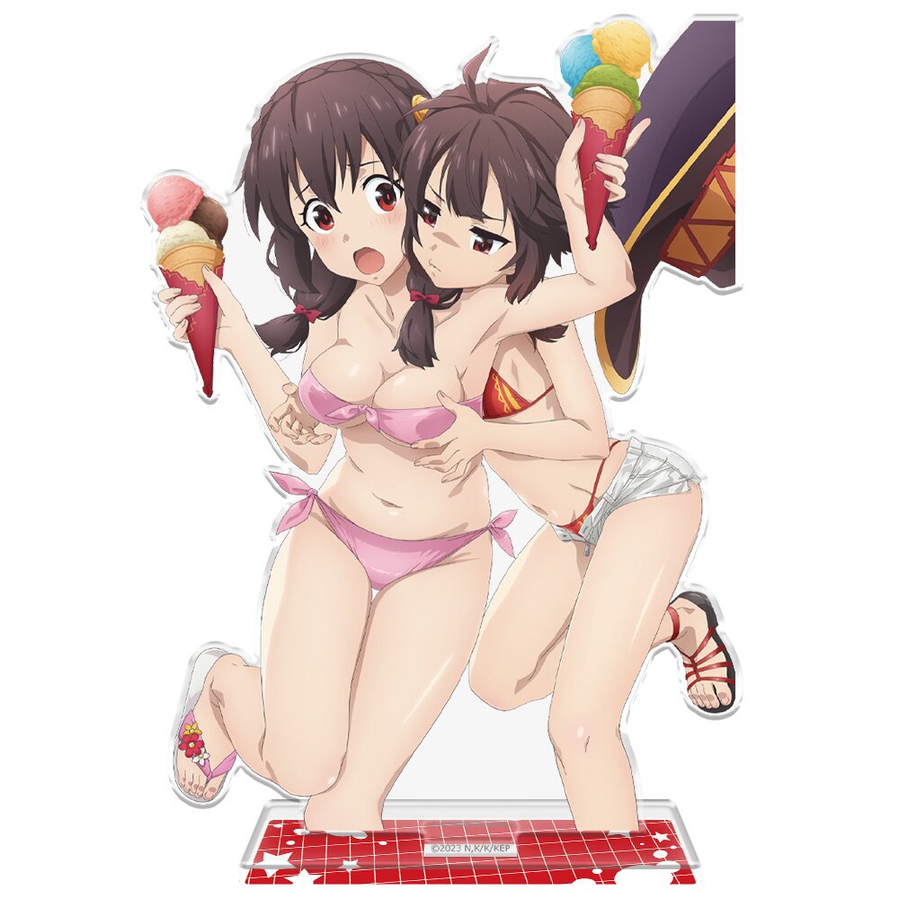 KonoSuba: An Explosion on This Wonderful World! Chara Acrylic Stand Megumin  & Yunyun