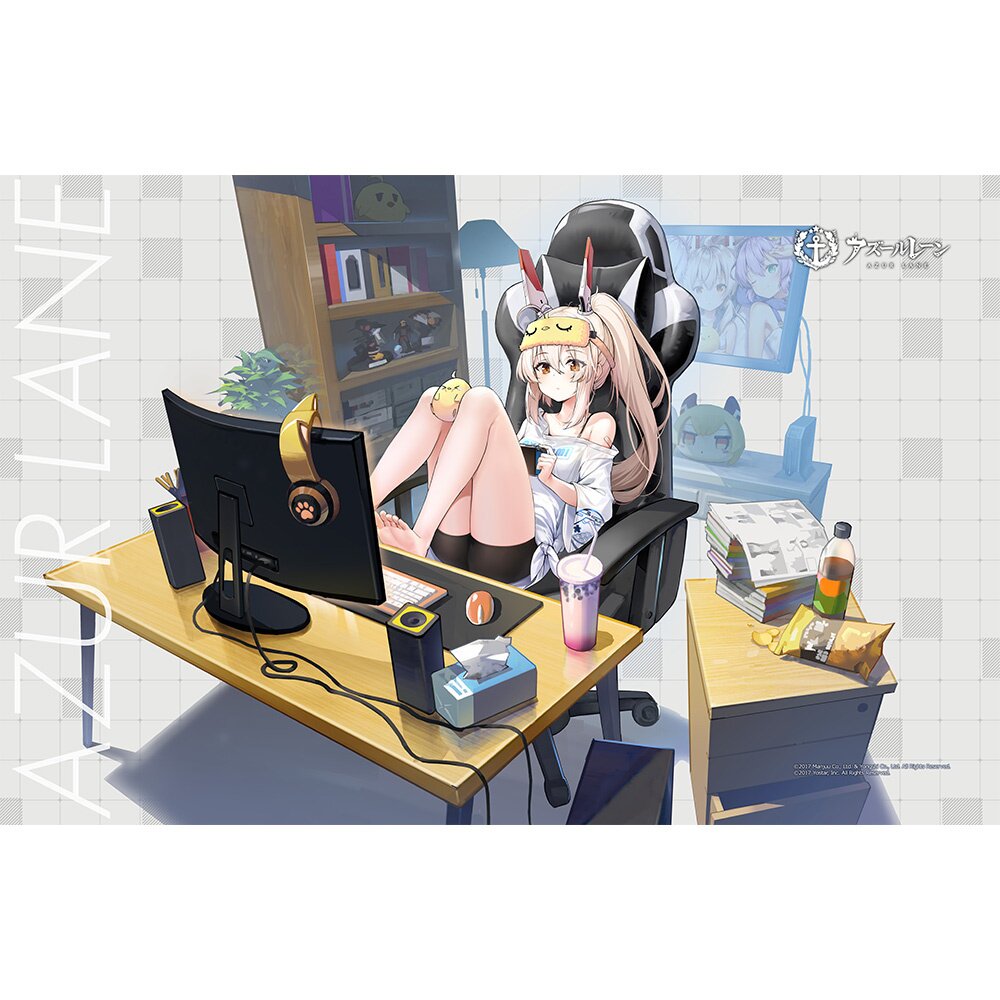 Azur Lane Blanket Towel Ayanami: Off-Duty Battle Station Gear Ver.