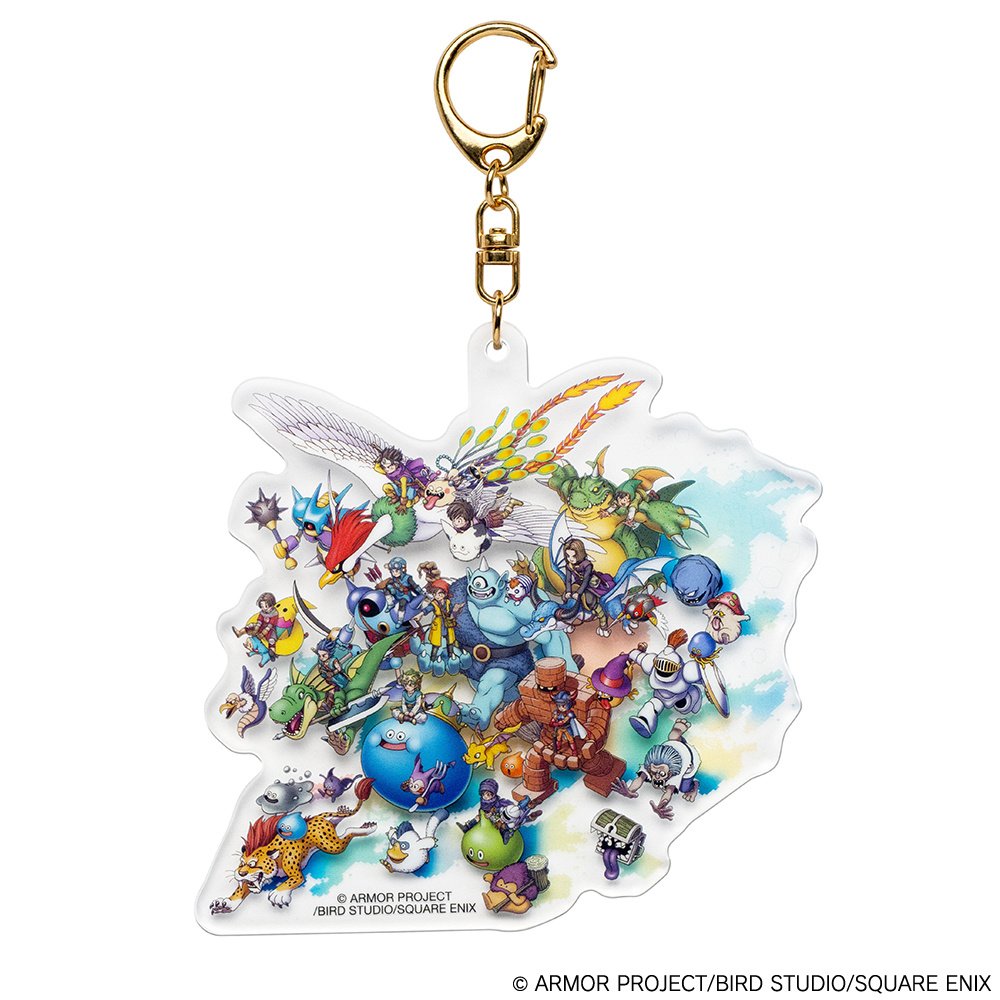 Dragon Quest Acrylic Keychain 40th Anniversary Ver.: SQUARE ENIX
