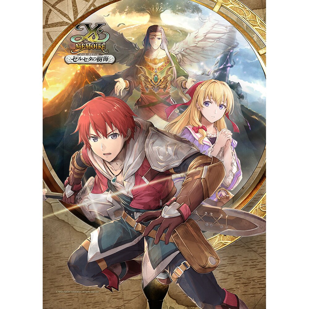 Ys Memoire: Revelations in Celceta B2 Tapestry - Tokyo Otaku Mode