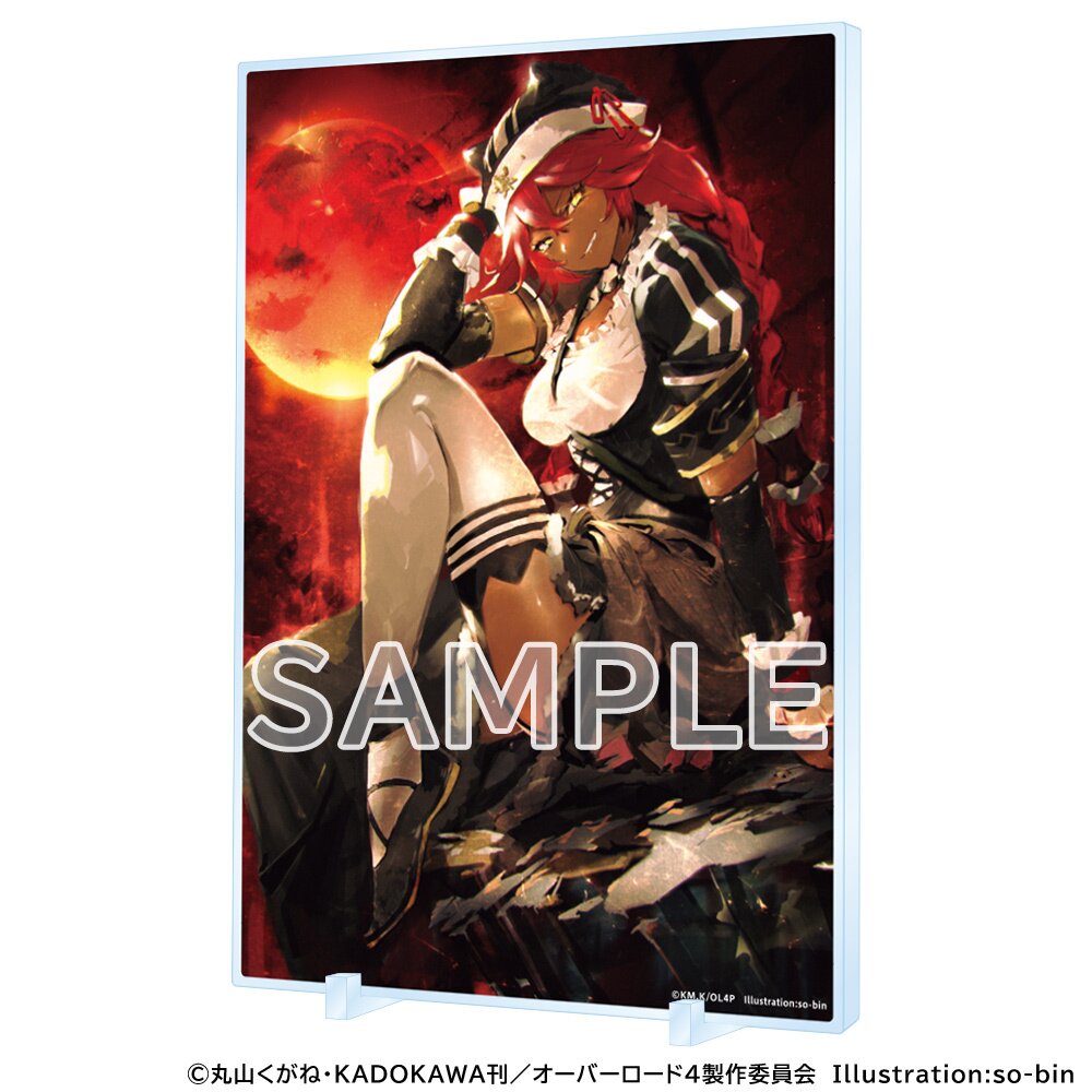 Overlord IV - Albedo - Acrylic Panel (3) - Kujibikido - Overlord IV Online  Lottery ver.2 (B-3) - 2 (Kadokawa)