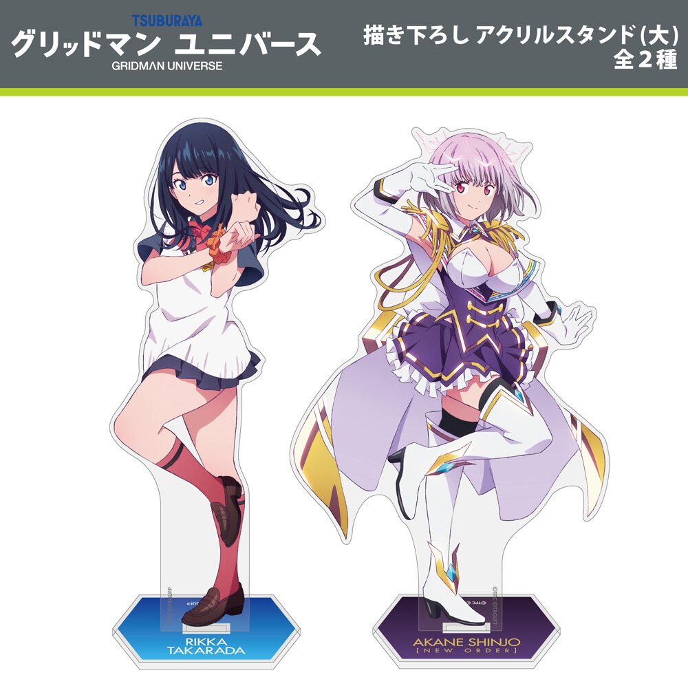 Gridman Universe Large Acrylic Stand Rikka Takarada: COSPA - Tokyo