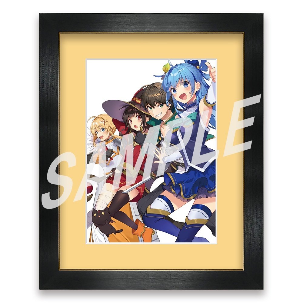 KonoSuba Light Novel Exhibition standing acrylic - Tokyo Otaku Mode