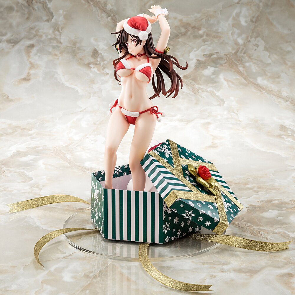 Rent A Girlfriend Chizuru Mizuhara In a Santa Claus Bikini de Fluffy 2nd Christmas Ver. 1 6 Scale Figure