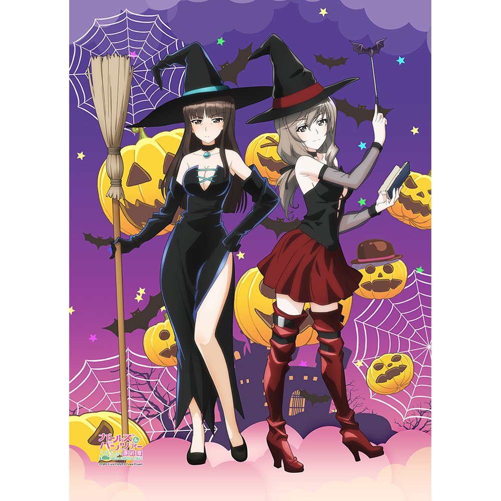 Girls und Panzer das Finale B2 Tapestry Shiho Nishizumi & Chiyo