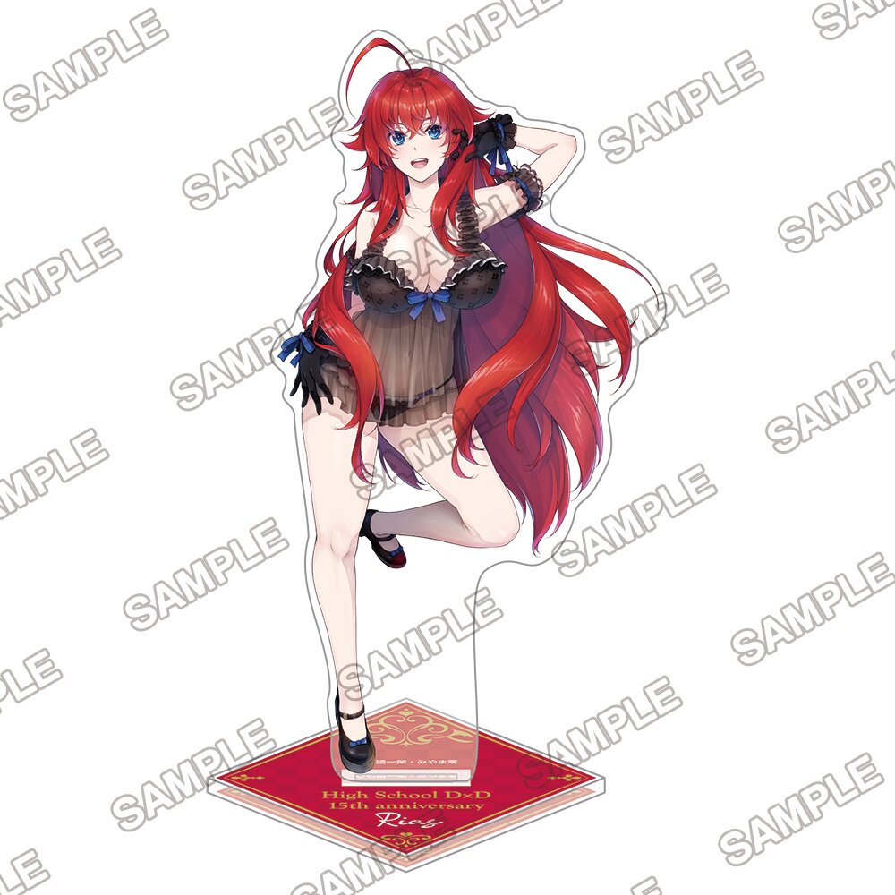 Anime High School DxD Akeno Rias Characters Acrylic Stand Figure Girl 15cm  New