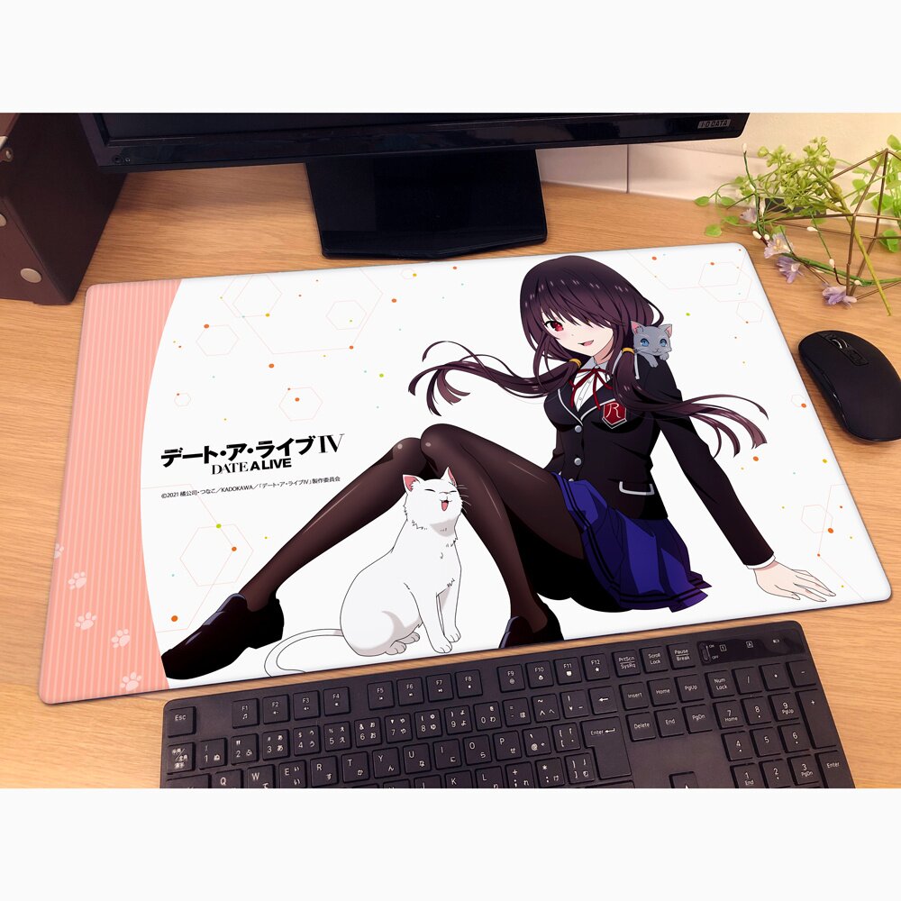 4mm épaississement! Anime Date A Live Tokisaki Kurumi Tapis De