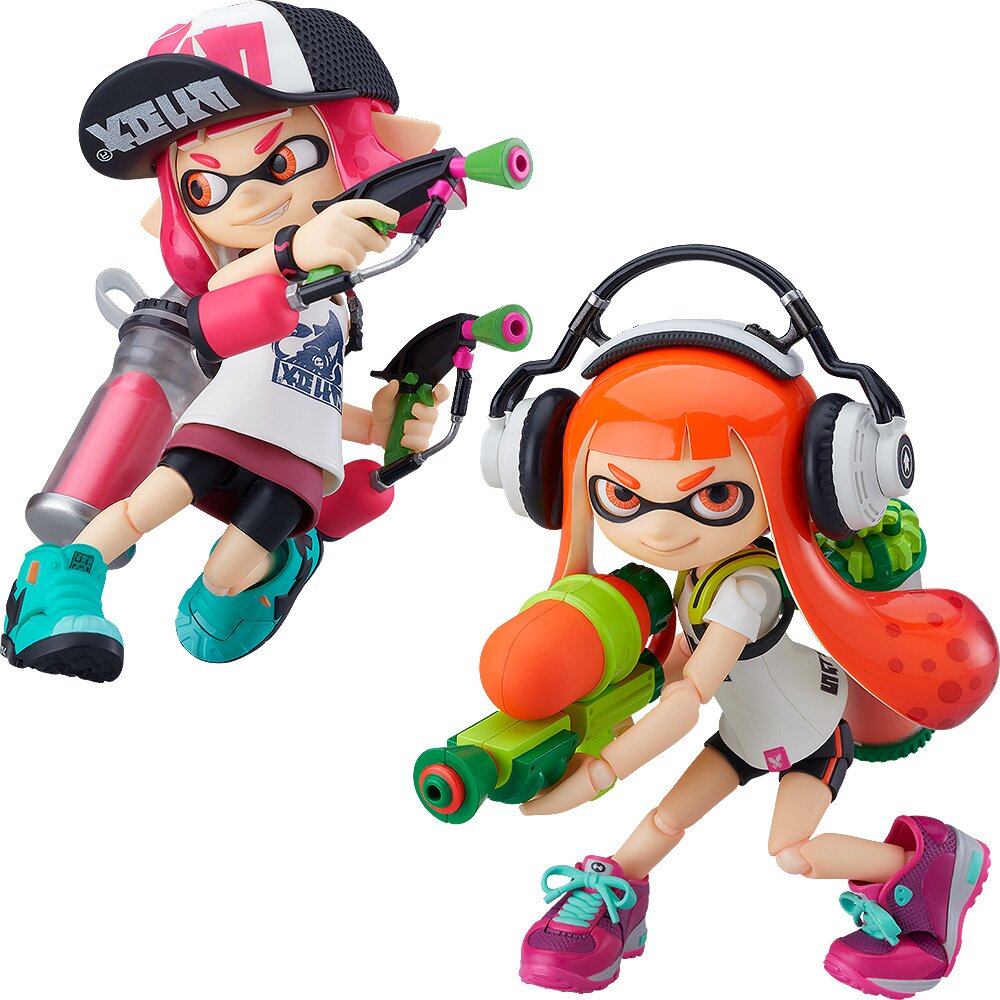 figma Splatoon Inkling Girl: DX Edition (Re-run): Good Smile