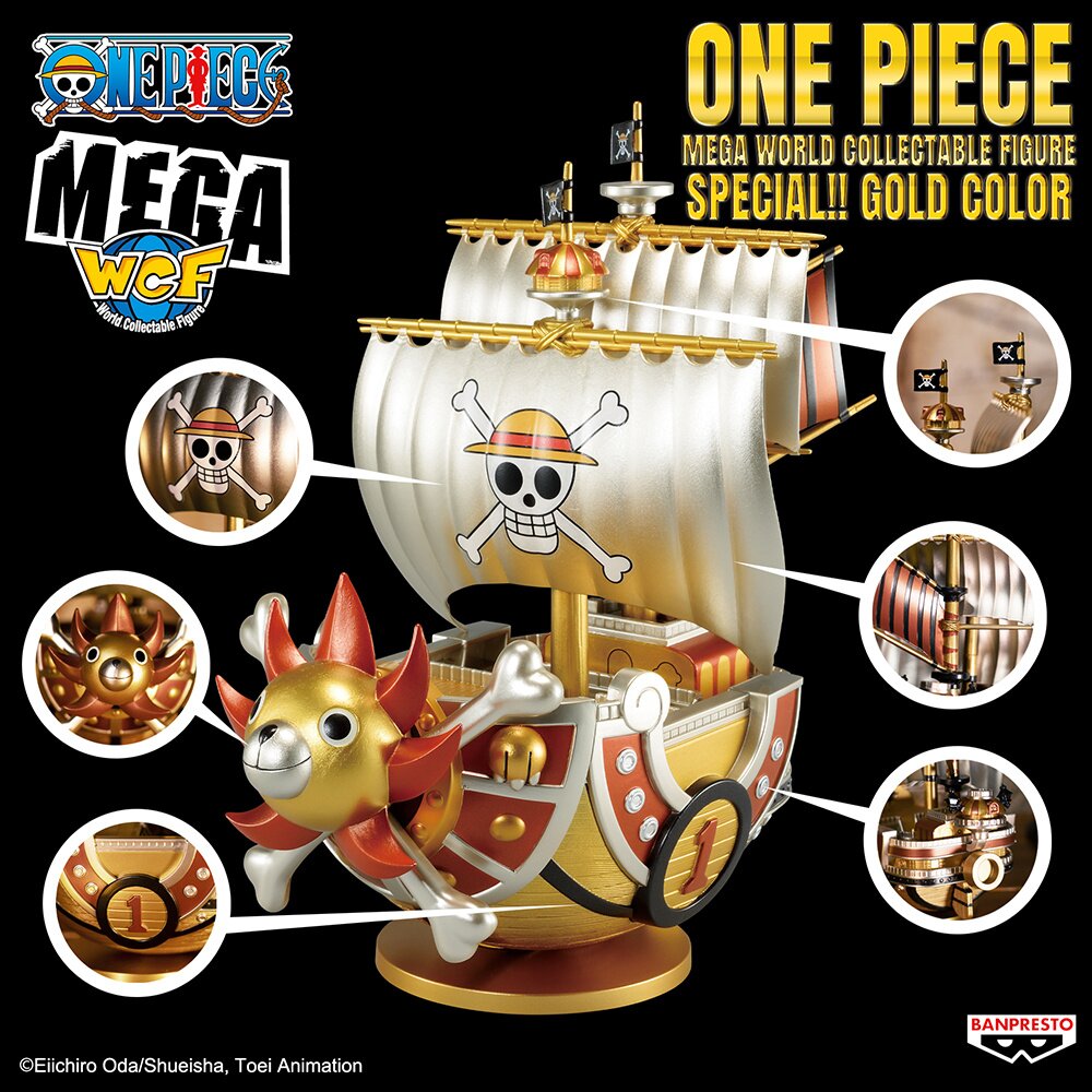 One Piece - Thousand Sunny - Mega WCF Gold