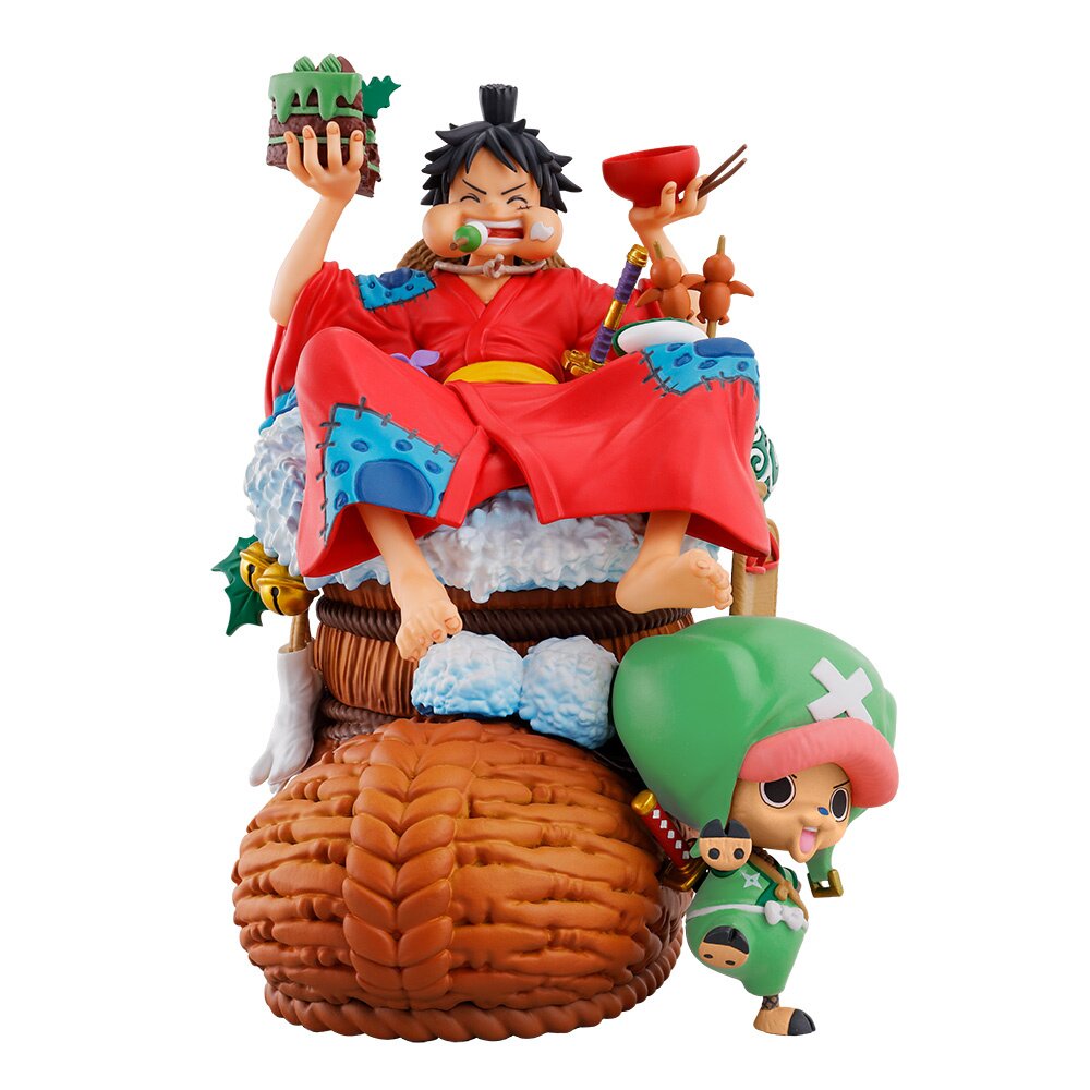 Petitrama DX Monkey D. Luffy Figure One Piece Collectible By Megahouse