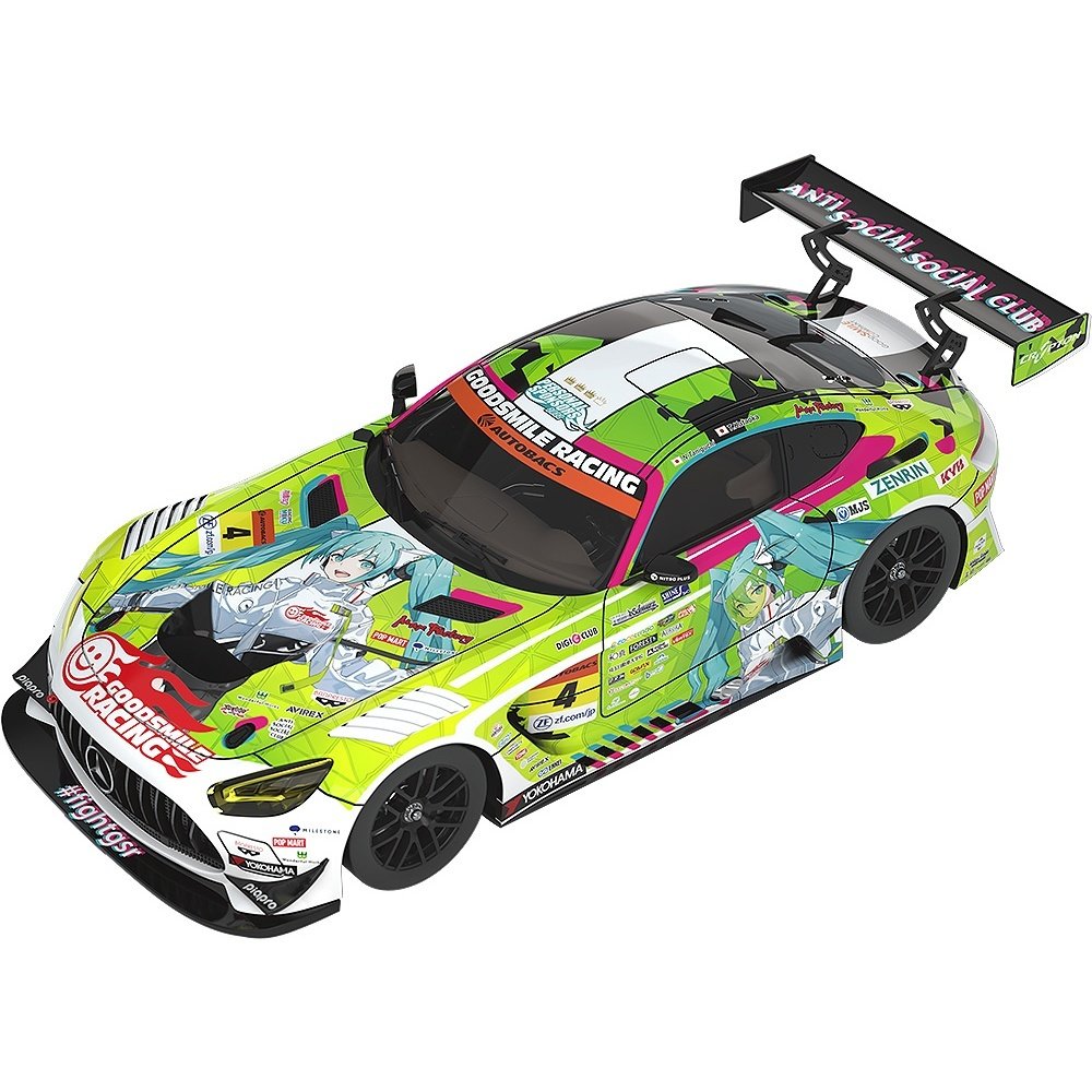 ミニカー Goodsmile Hatsune Miku AMG 2021 2022 1/18 Scale Good Smile Hatsune Miku: AMG 2022 Season Opening Ver