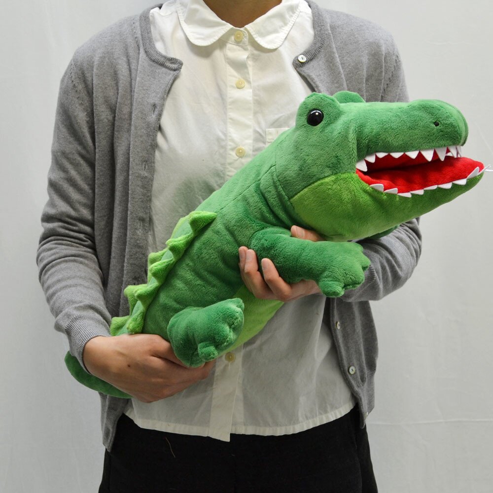 large plush crocodile