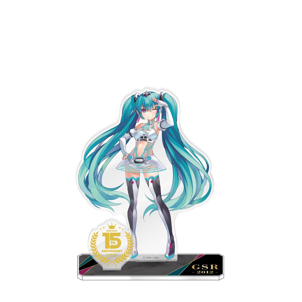 Hatsune Miku GT Project 15th Anniversary 2012 Ver. Acrylic Stand