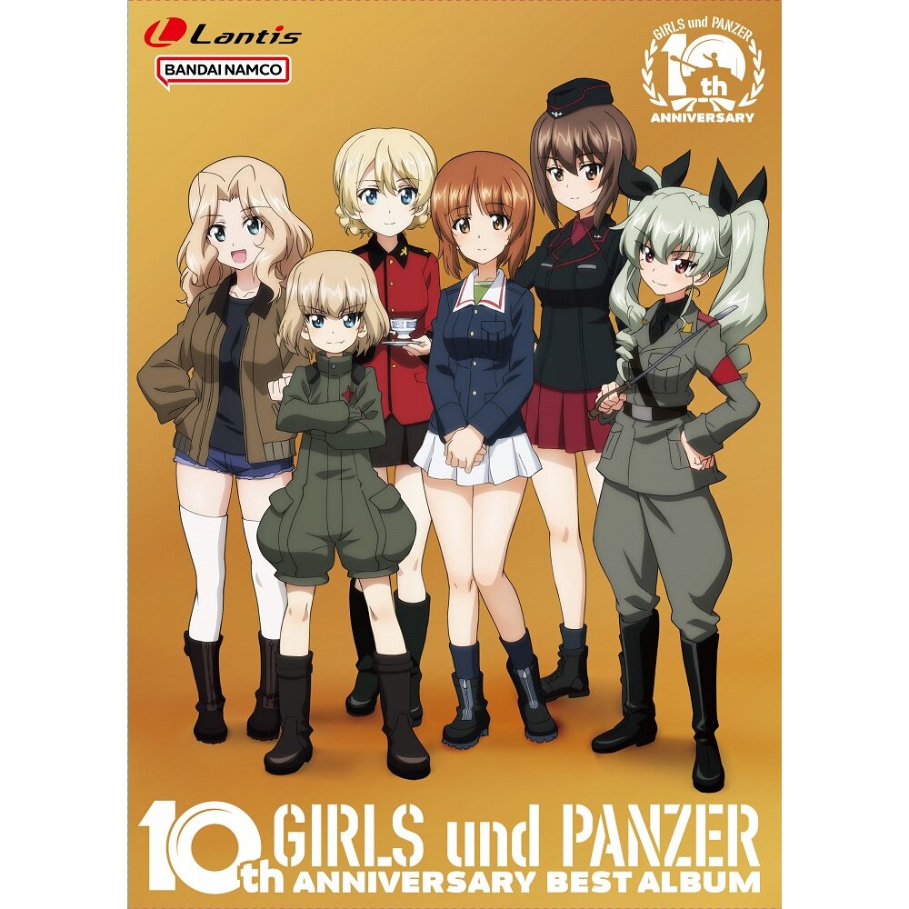 TV Anime Girls und Panzer 10th Anniversary Best CD Album (2-Disc