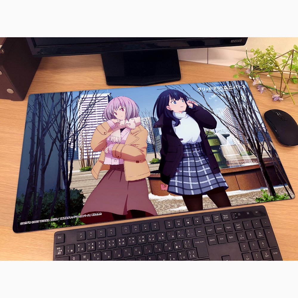 Gridman Universe Rubber Mat Rikka Takarada & Akane Shinjo: Winter