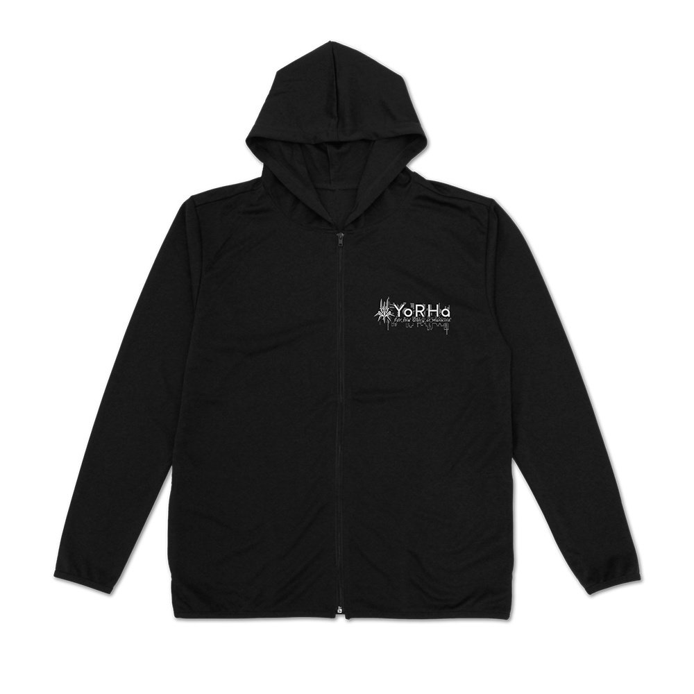 NieR: Automata Ver 1.1A YoRHa Corps Dry Hoodie Black - Tokyo Otaku