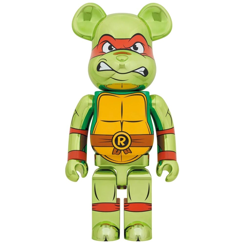 BE＠RBRICK Teenage Mutant Ninja Turtles Raphael: Chrome Ver. 1000％