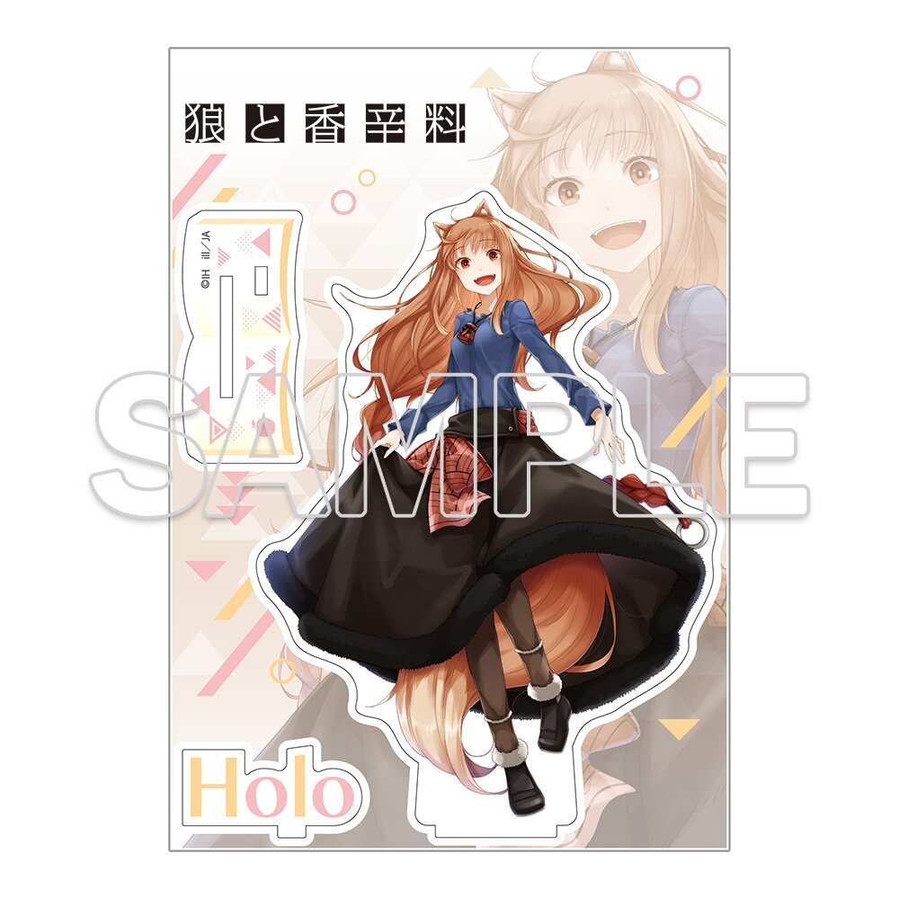 Dengeki Bunko 30th Anniversary Spice and Wolf Acrylic Figure Holo ...