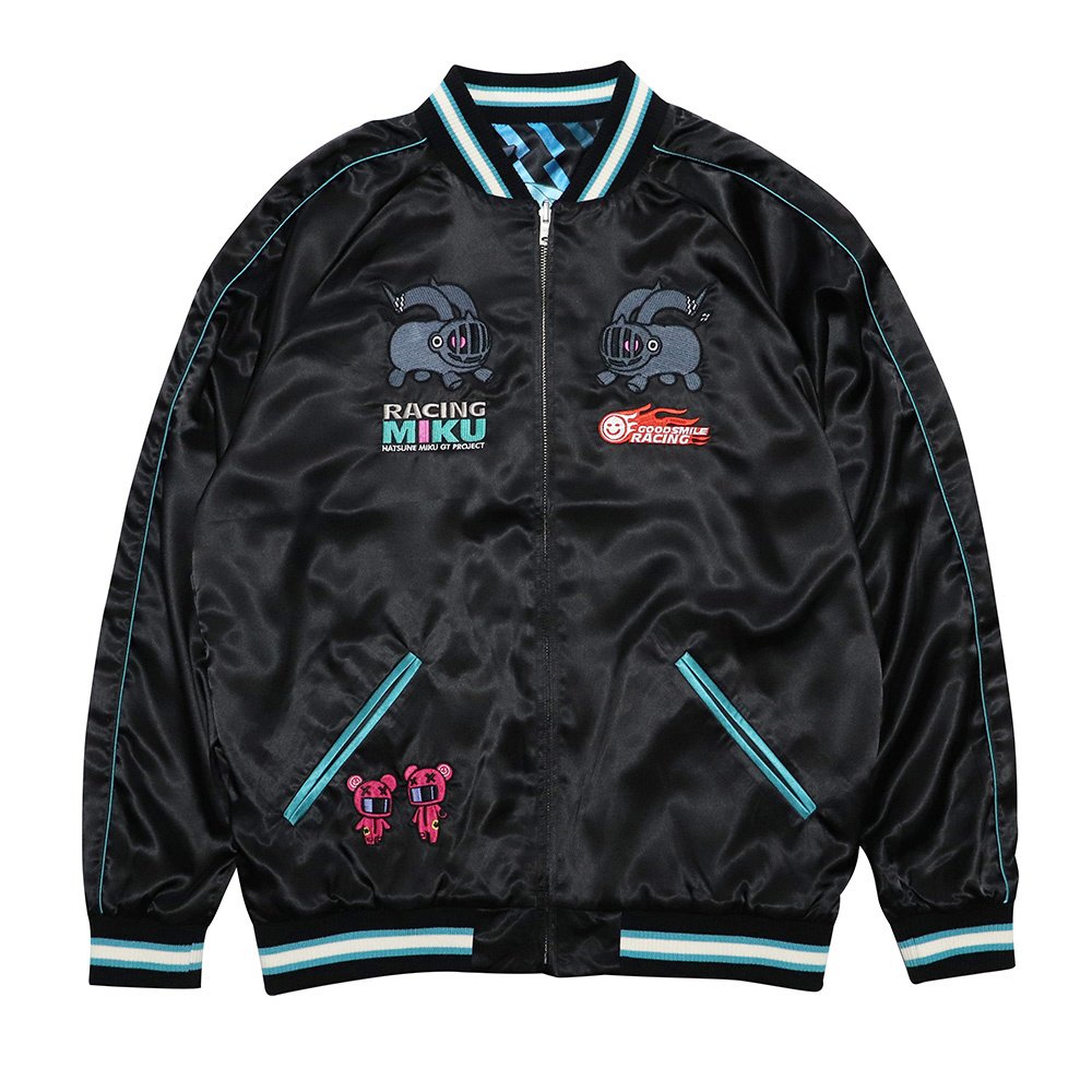 新品・未使用】uenui many ribbon jacket reversible side eye down 