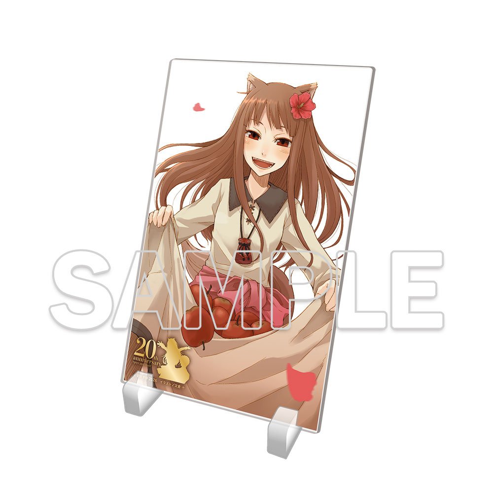 Spice and Wolf Light Novel Series 20th Anniversary Acrylic Plate B