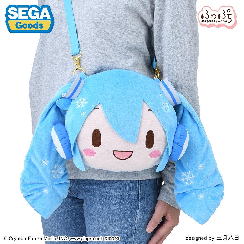 Snow Miku Fuwapuchi Face Shoulder Bag M - Tokyo Otaku Mode (TOM)