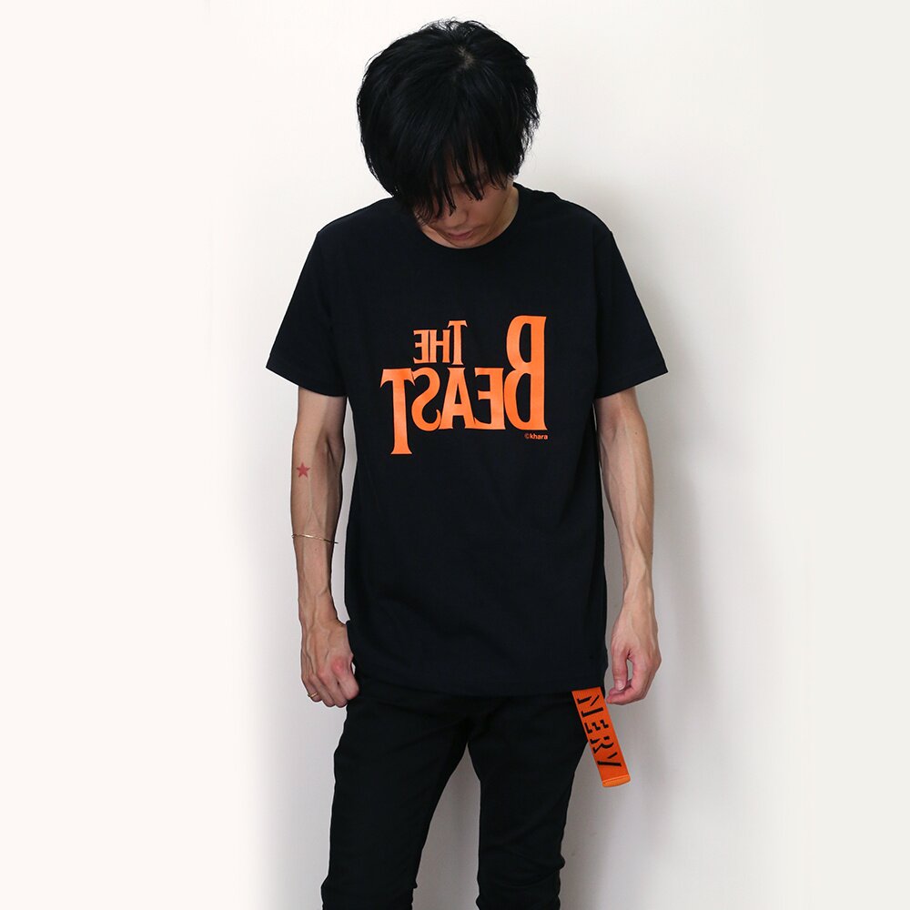 Radio Eva 098 The Beast Black x Orange T-Shirt