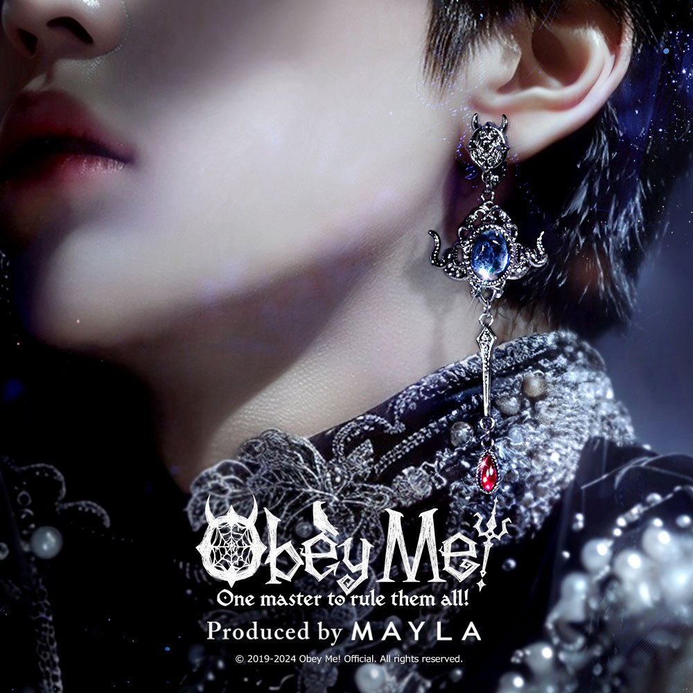 オベイミー! アイコニック イヤオブジェ　ピアス　ルシファー MAYLA Obey Me! Iconic Ear Object Lucifer: Mayla - Tokyo Otaku Mode