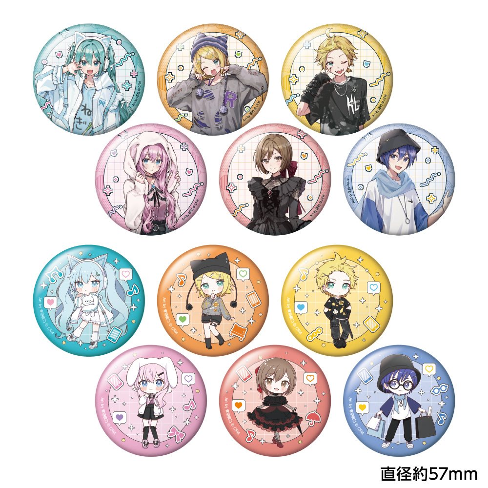 Hatsune Miku Don Quijote Fair 2025 Trading Tin Badge Akiba Culture