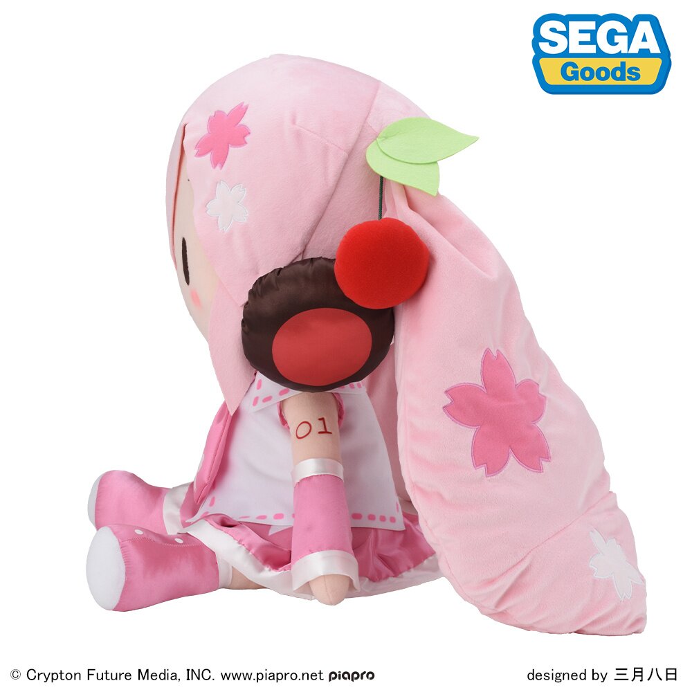Sakura Miku Fuwapuchi Dodeka Jumbo Plushie: Sega - Tokyo Otaku