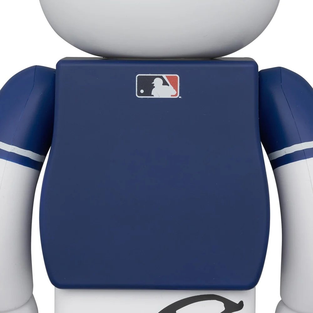 BE@RBRICK MLB x Peanuts Snoopy (Los Angeles Dodgers) 100％ & 400